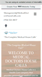 Mobile Screenshot of medicaldoctorshousecalls.com